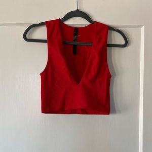 Urban outfitters intimates deep plunge top